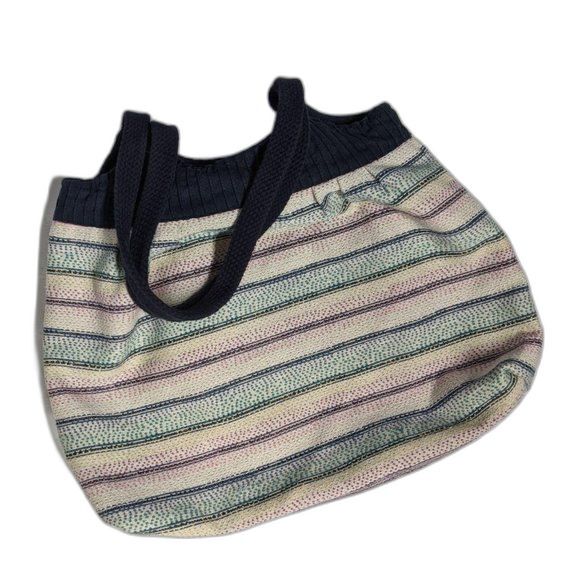 AEO American Eagle Outfitters Striped Shoulder Bag Everyday Shopping - Picture 1 of 10